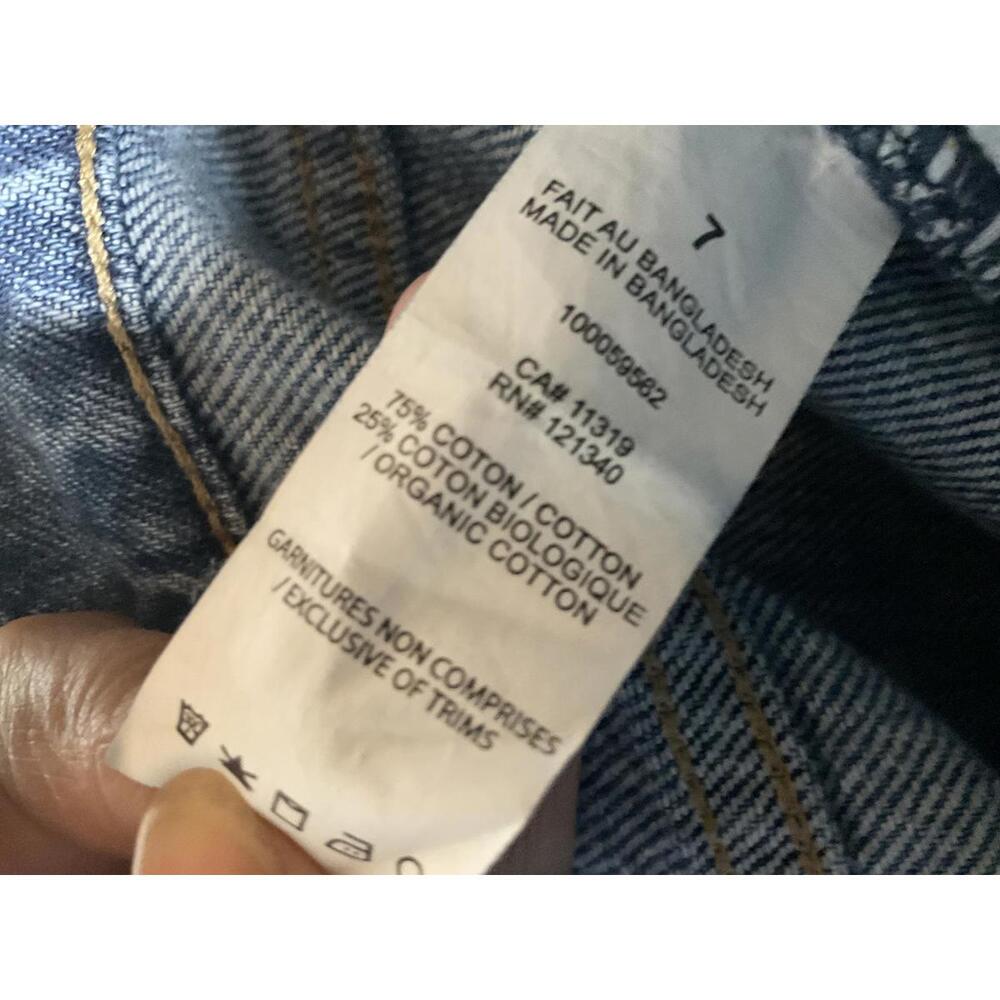 < Garage Vintage Straight Distressed Jeans > - Picture 4 of 5